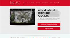Desktop Screenshot of pacins.ca